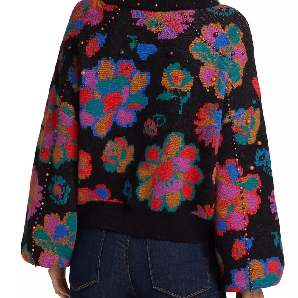 NWOT FARM Rio Lily’s Garden Sweater - Size Medium - Picture 3 of 7